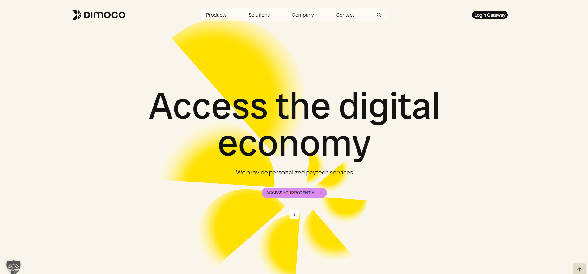 DIMOCO Website screenshot-1