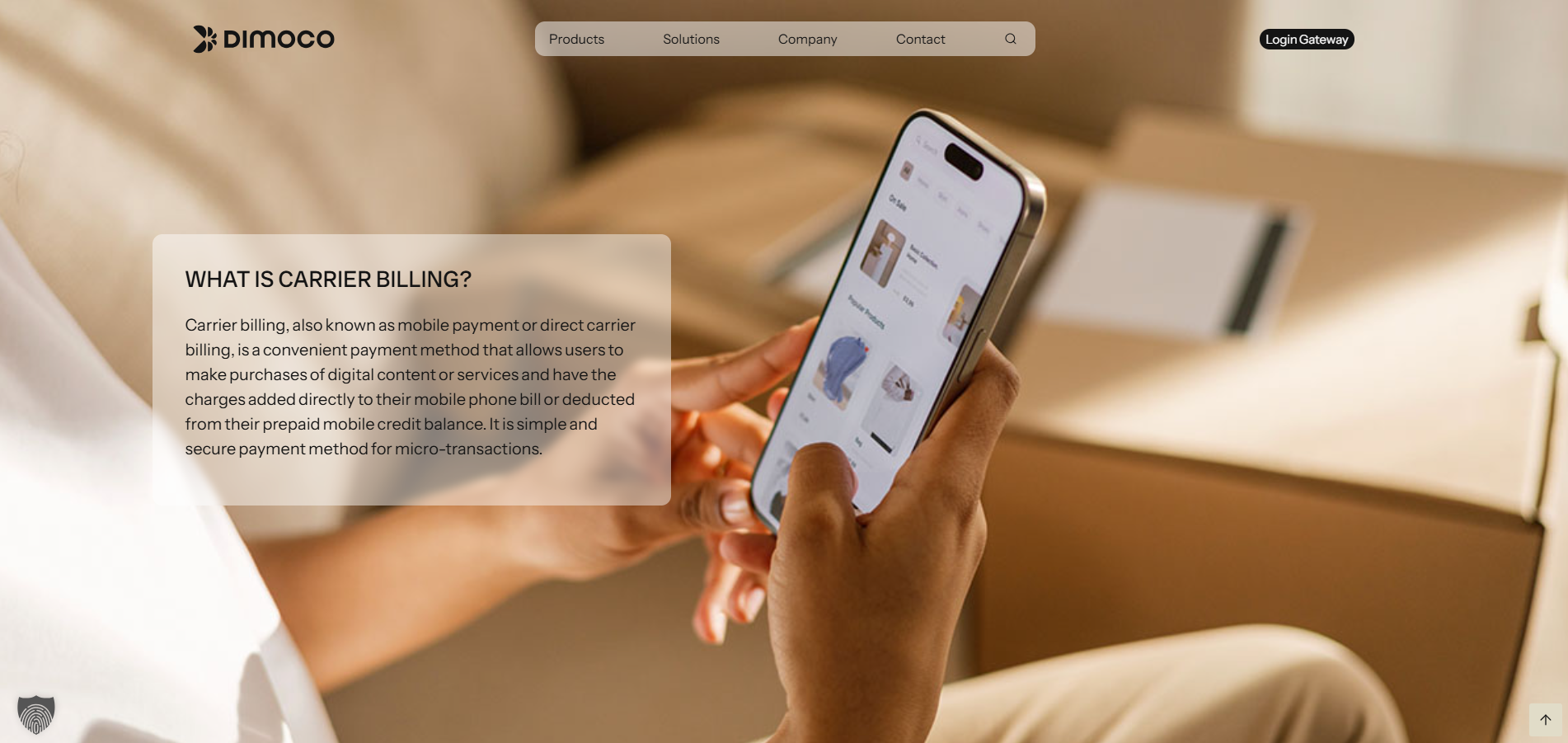 DIMOCO Website screenshot-4