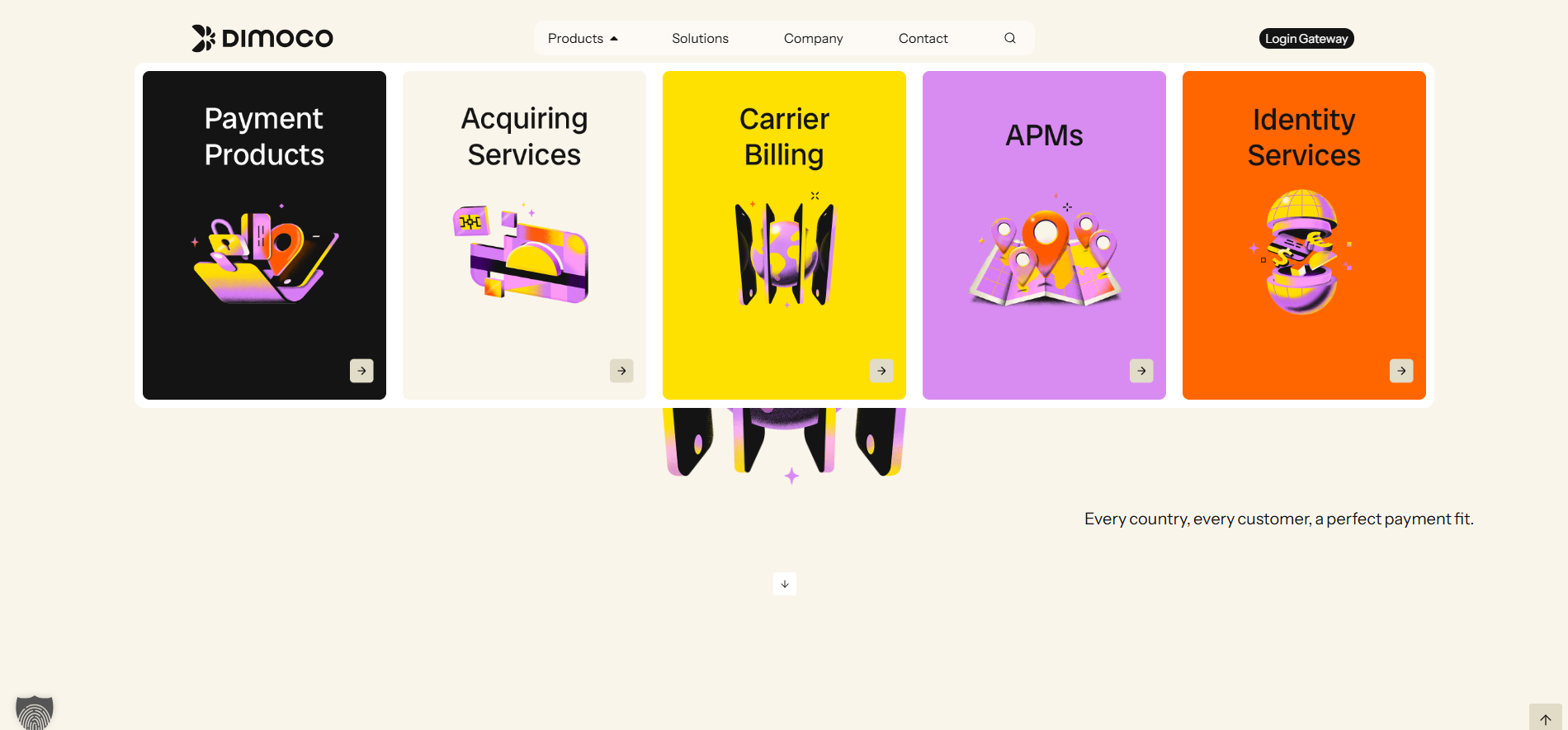 DIMOCO Website screenshot-6