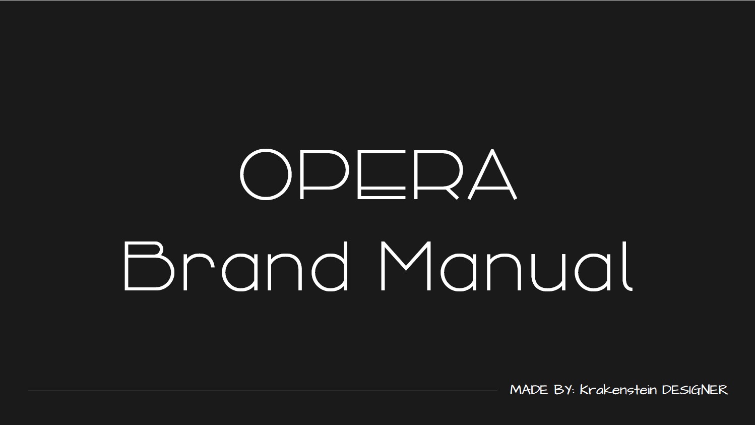 Opera Original Brand manual header