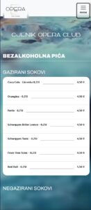 Opera mobile price list