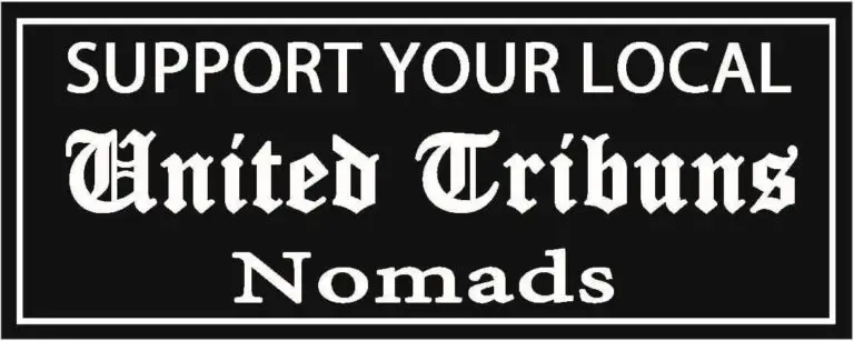 United-Tribuns banner "Support your local United Tribuns Nomads"